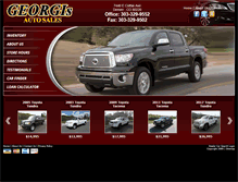 Tablet Screenshot of georgisautosales.com